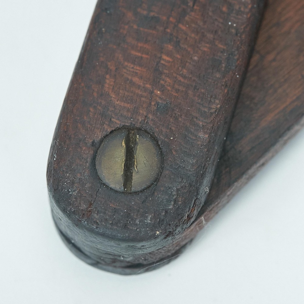 Vintage Rabone England No 1167 Folding Wood Brass Adjustable Angle Layout Square - Picture 6 of 7